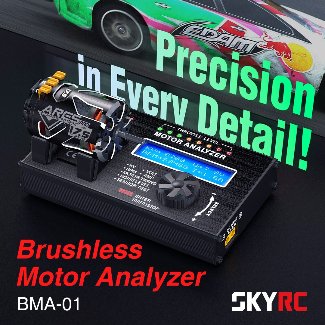 skyrc's tweet photo. Know Your Motor,
Win Your Race!
https://t.co/tuPn389P9g
#SkyRC #BrushlessMotorAnalyzer #RCcars #RChobbyists #redrc #rcgroups #rcmart #horizonhobby https://t.co/FsLXlFOhZ7