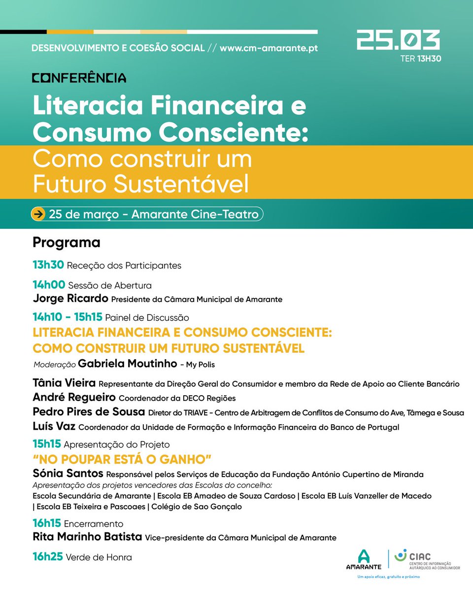 HanksThomas26's tweet image. Amarante recebe conferência sobre Literacia Financeira e Consumo Consciente

#amarante #valsousatv #sapo
valsousatv.sapo.pt/2025/03/20/ama…