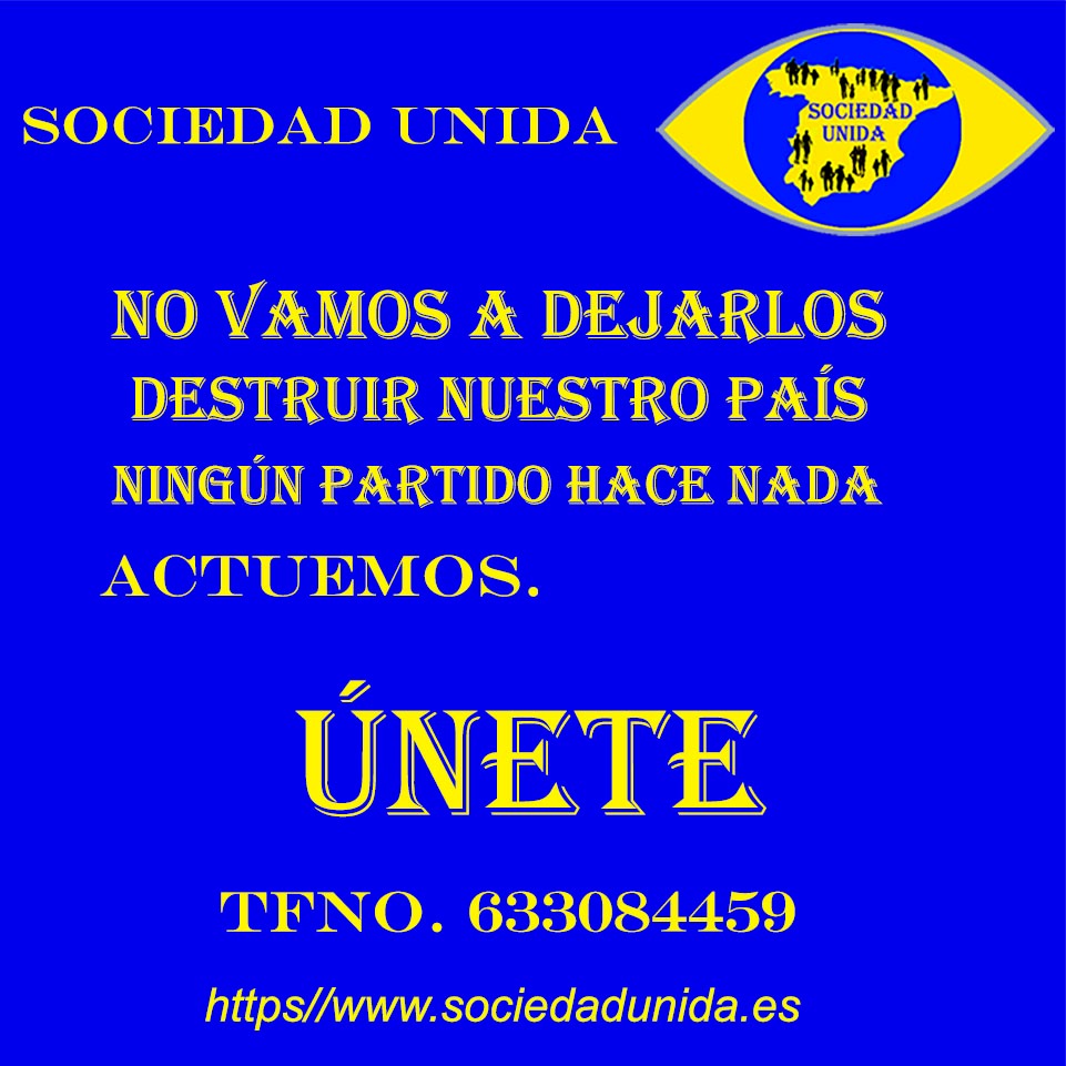PartidoUnida's tweet image. Hartos de vivir cada vez con más miedos, a que nos ocupen, a salir por al incremento de la inseguridad, a que nos despidan, a no llegar a fin de mes por el aumento alarmante de los precios, a tener que cerrar nuestros negocios, a no poder expresar lo que pensamos ...
#pactos