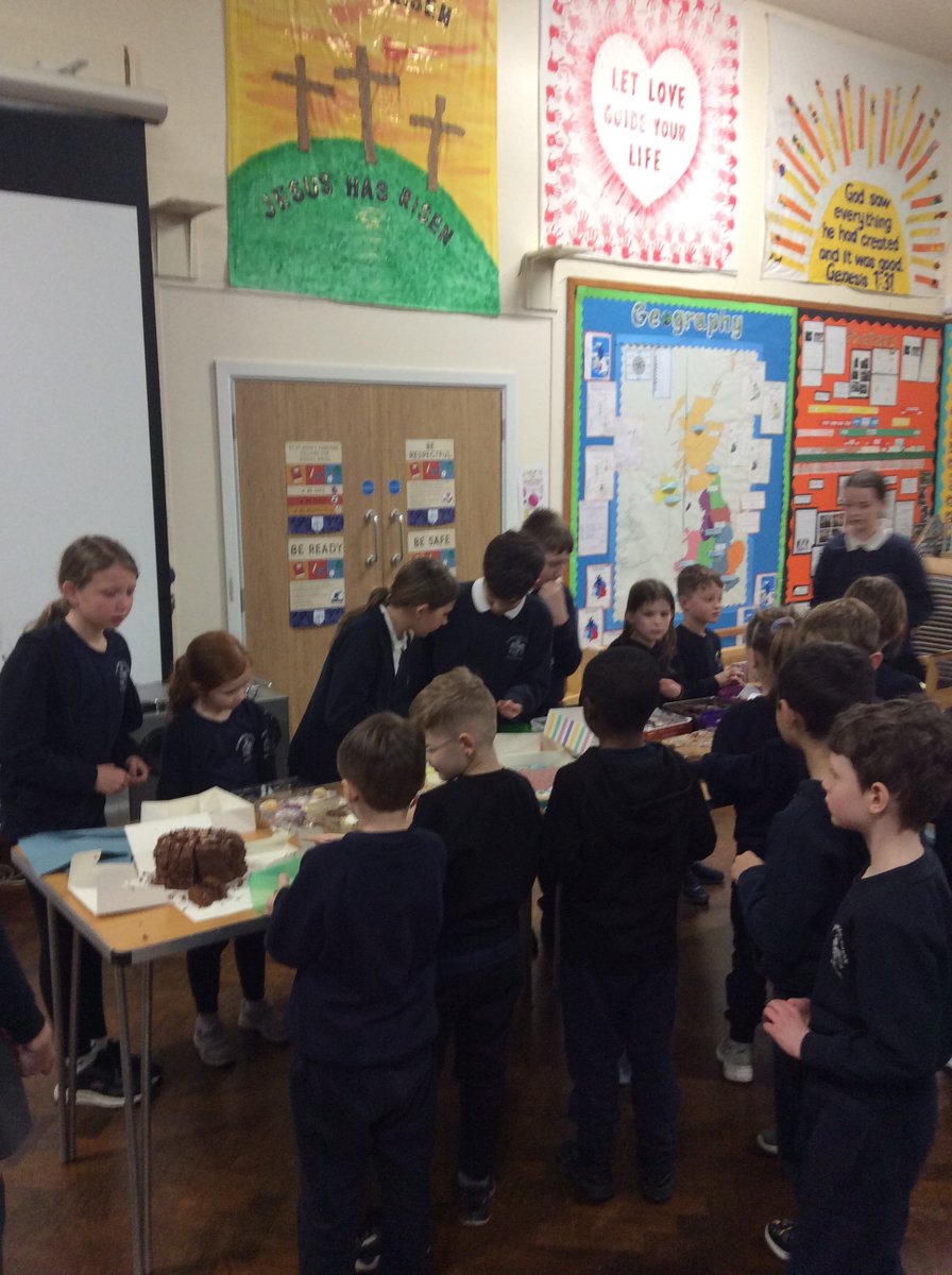 Our vision team led a wonderful bake sale to raise money for environmental charities this week. Well done to everyone for your hard work.