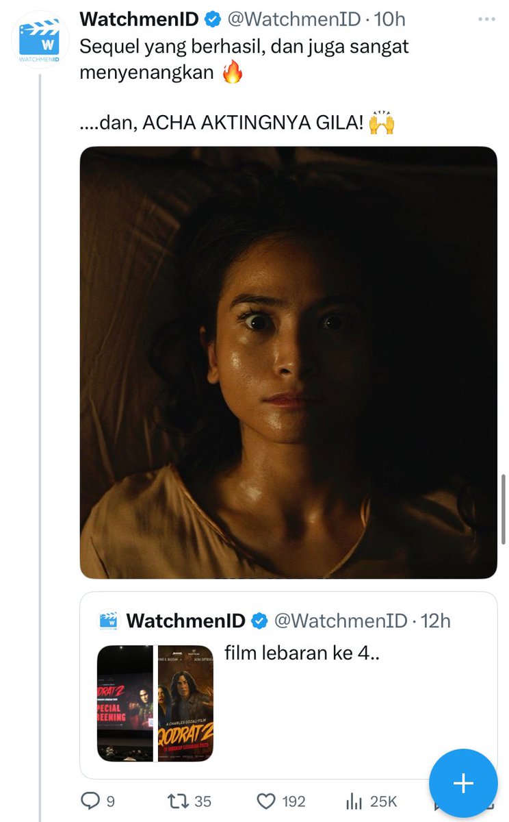 proquestfilm's tweet image. Melihat ada 2 perspektif gini malah makin bikin penasaran buat nonton langsung merasakan ruqiyah Ustadz Qodrat 2 ga sih, malam ini 🎬🎬 #FilmLebaran