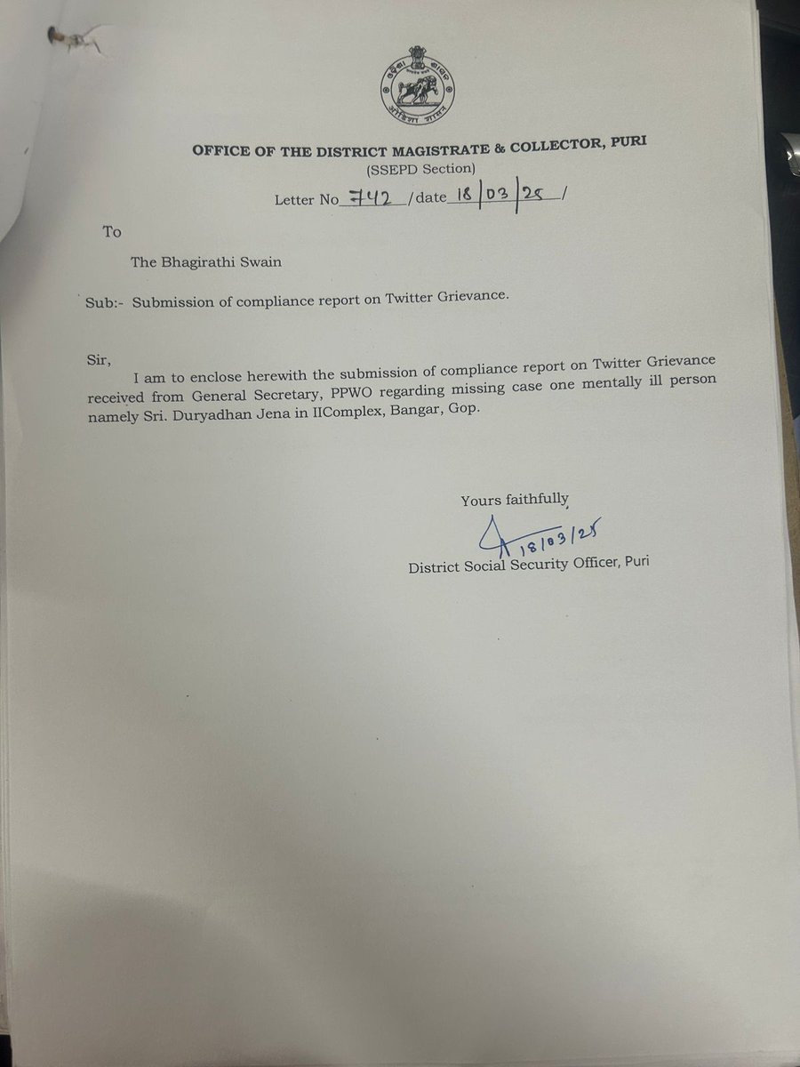 DSSO,PURI tweet media