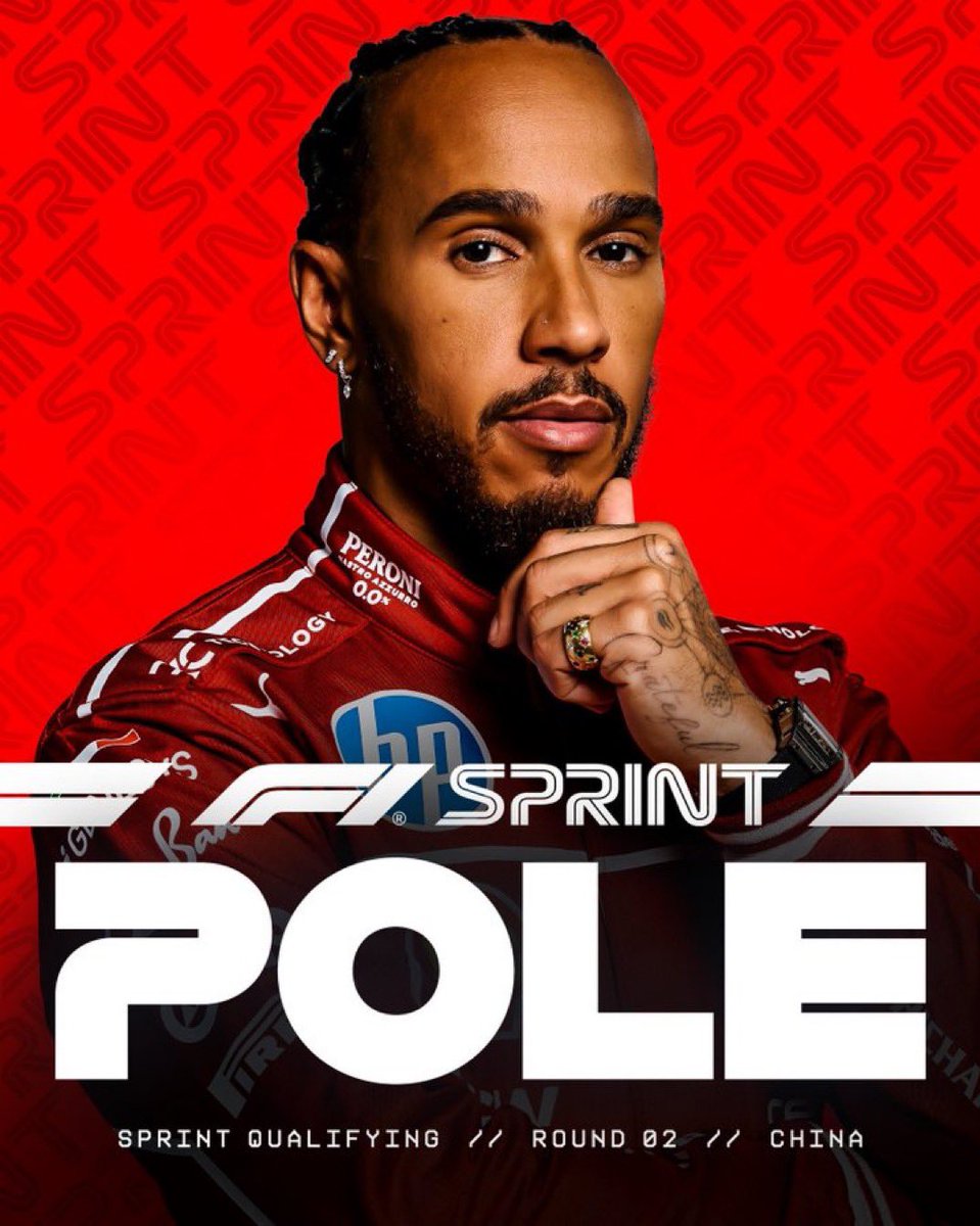 Lewis Hamilton takes pole position for the Sprint tomorrow! #ChineseGP 🇨🇳