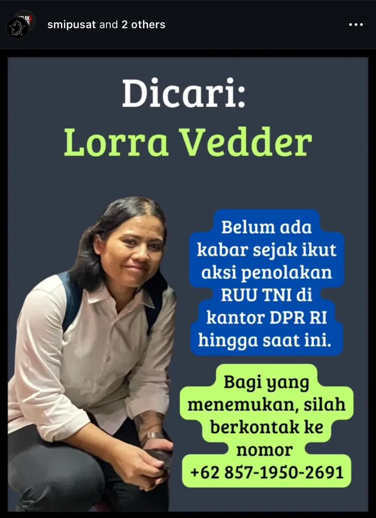 longgonemac's tweet image. 🚨BERITA KEHILANGAN:
Mohon disebarkan infonyaa @barengwarga @BudiBukanIntel @enoliska_ @realfedinuril @KontraS 

#indonesiagelapgulita