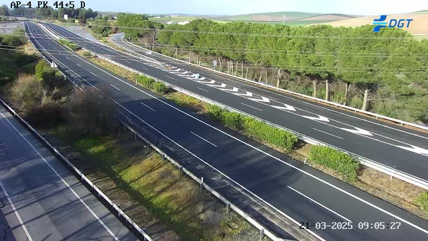 DGTes's tweet photo. 📢🌧️Por lluvias, 39 vías cortadas:

🚨Sevilla

⚫️AP-4 Dos Hermanas hasta Las Cabezas de San Juan sentido Cádiz
⚫️SE-4104 Alcolea del Río.
⚫️CHG-BG-01 Maribáñez
⚫️SE-6201 y SE-5209 Las Cabezas de San Juan
⚫️SE-6102 Setefilla
⚫️SE-3201 y  SE-4108  Carmona
⚫️SE-6300 Lebrija https://t.co/7sCVrRSIV0