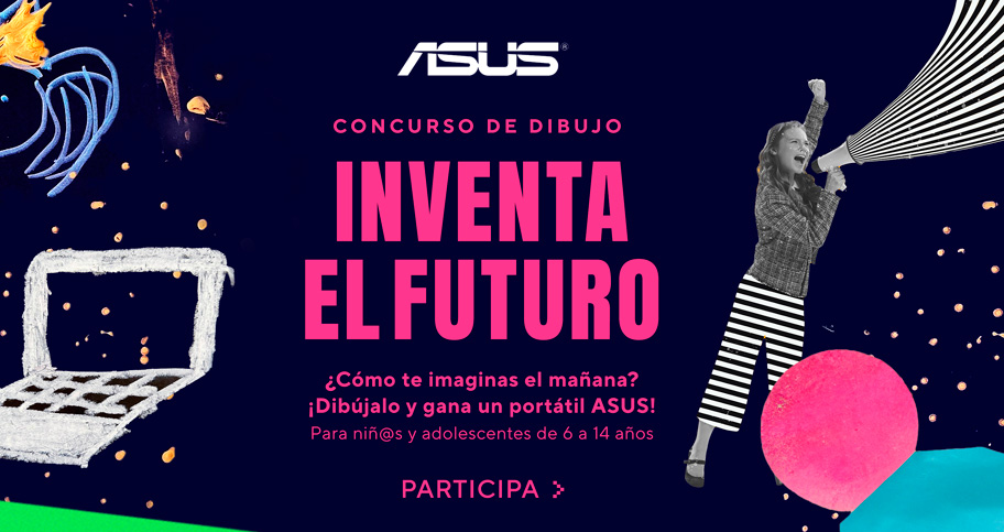 Colorea el futuro y llévate un 💻 portátil gratis - 
¿Cómo te imaginas el mañana? ¡Dibújalo y gana un portátil ASUS!(Inscripciones abiertas hasta el 30 de mayo.) Y si no quieres esperar al resultado del concurso, aquí tienes nuestras ofertas  
ielectro.es/promotions?pro…