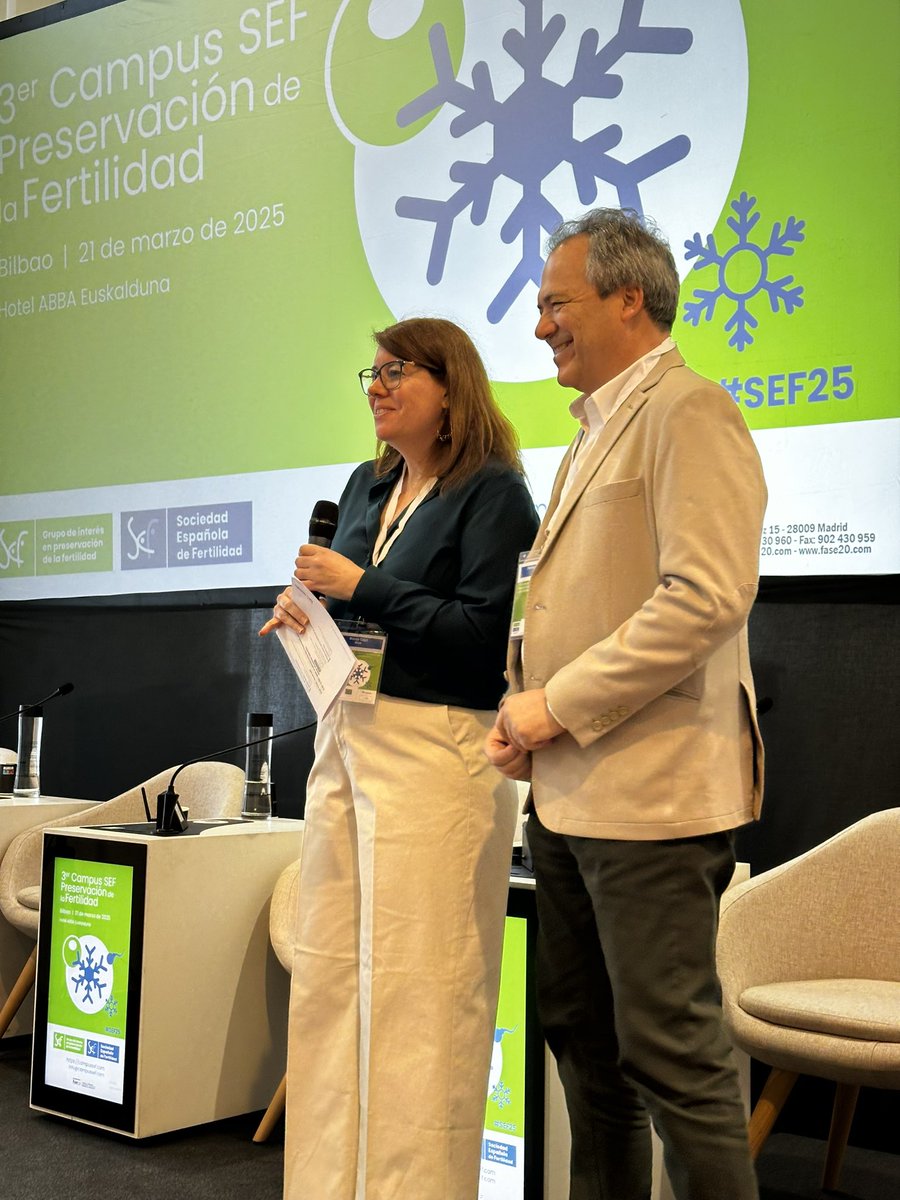 Arranca el #CampusSEF sobre #PreservaciónDeFertilidad 👉🏻 y van ya 3 ediciones

Buenos días #Bilbao 

#SEF #Fertilidad #Infertilidad
