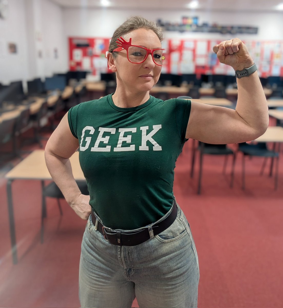 Geek Strong 🤓 
Happy 40th #RedNoseDay #RND25 #Geek