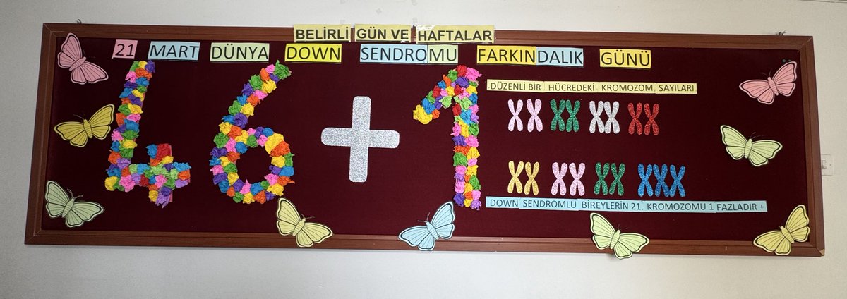 Atatürk İlkokulu (@ataturkkarayaz) on Twitter photo 📌 21 Mart Dünya Down Sendromu Farkındalık Günü 🦋
Onlar bizden bir adım öndeler 🤍
<a href="/tcmeb/">Millî Eğitim Bakanlığı</a> <a href="/Yusuf__Tekin/">Yusuf Tekin</a> <a href="/Erzurum_Mem/">Erzurum İl Millî Eğitim Müdürlüğü</a> <a href="/yakupyildiz024/">Yakup YILDIZ</a> <a href="/karayazigovtr/">T.C. Karayazı Kaymakamlığı</a> <a href="/Karayazimem/">karayazımem</a> 📌 21 Mart Dünya Down Sendromu Farkındalık Günü 🦋
Onlar bizden bir adım öndeler 🤍
<a href="/tcmeb/">Millî Eğitim Bakanlığı</a> <a href="/Yusuf__Tekin/">Yusuf Tekin</a> <a href="/Erzurum_Mem/">Erzurum İl Millî Eğitim Müdürlüğü</a> <a href="/yakupyildiz024/">Yakup YILDIZ</a> <a href="/karayazigovtr/">T.C. Karayazı Kaymakamlığı</a> <a href="/Karayazimem/">karayazımem</a>
