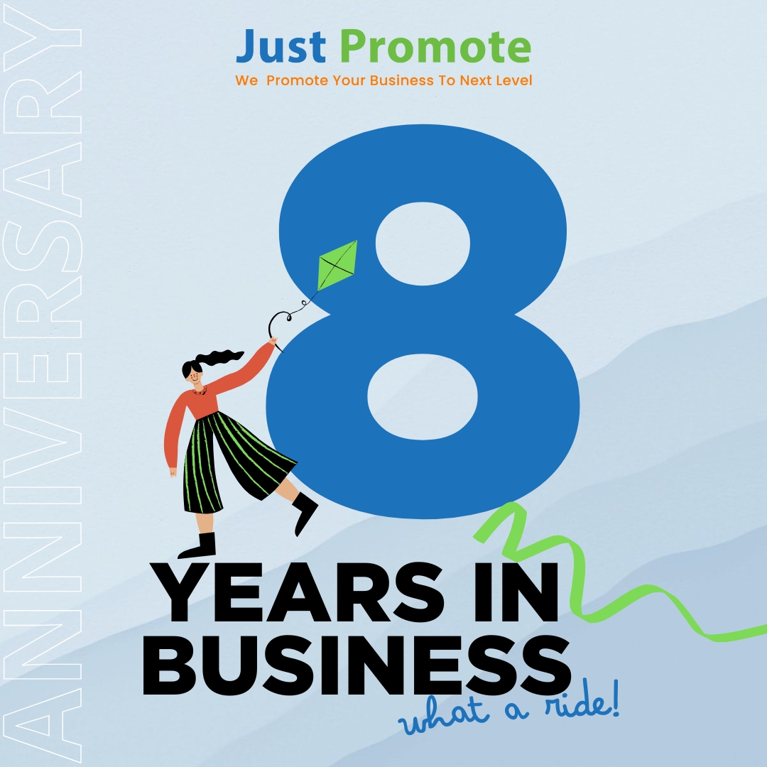 Justpromote2016's tweet photo. 8 years of clicks, conversions, and creative campaigns! 🎉We're celebrating our anniversary and thanking our amazing clients and team for making it all possible. Here's to many more years of digital success!

@Justpromote2016

#8thAnniversary #DigitalMarketing #MarketingAgency https://t.co/H0d6Wn5oVc