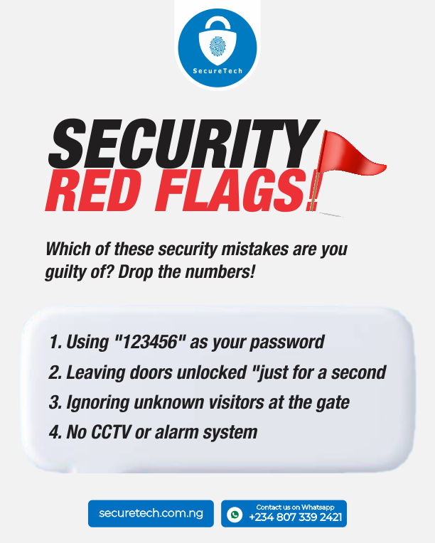 SecureTechNig's tweet photo. Be honest—how many of these have you done?
Comment below! 😂👇 #FridayBuzz #SecurityFails https://t.co/dVaS5OYGfa
