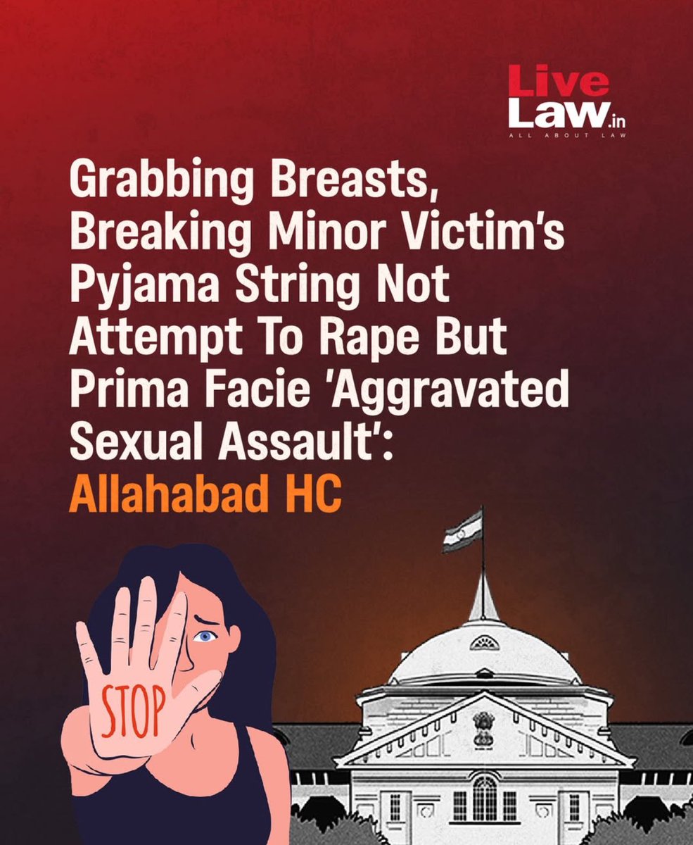 #NewIndia has been turned into a sick Society . 
This judgement is shameful . 
The child was saved only because passersby saved her . The judge does not see the intent to rape !   

For those who thought it’s  happening somewhere else beware  - they are knocking on your doors .