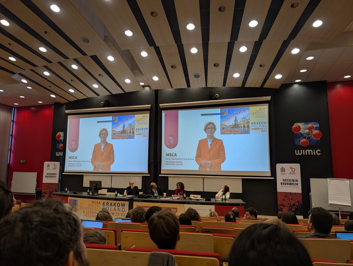 Starting #MCAAConf2025
<a href="/Mariecurie_alum/">Marie Curie Alumni Association (MCAA)</a>
