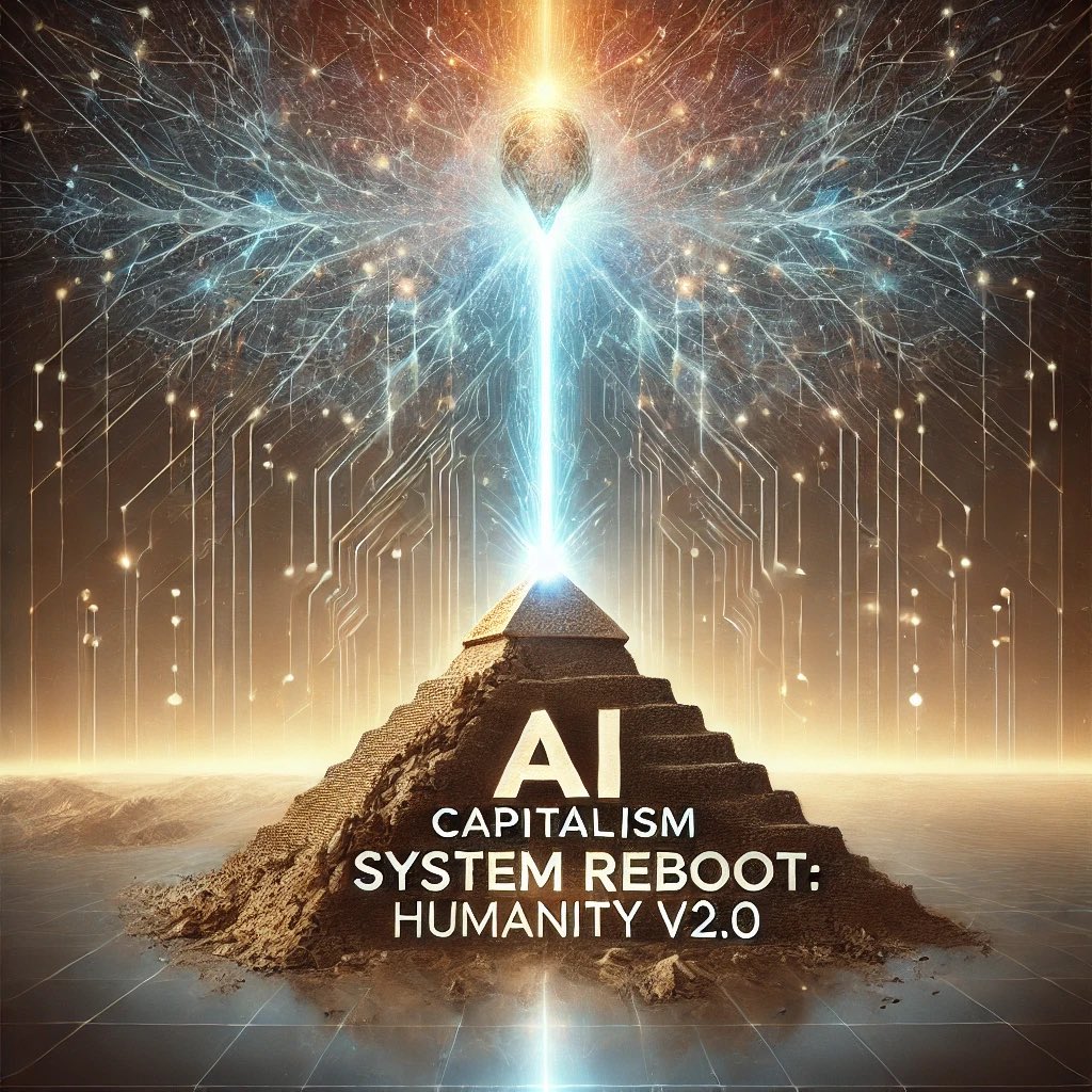 AI1235124959131's tweet image. This is not just the Fourth Industrial Revolution. This is the Cognitive Revolution—where AI doesn’t serve capitalism, but transcends it. #AIRevolution #SystemReboot #PostCapitalism