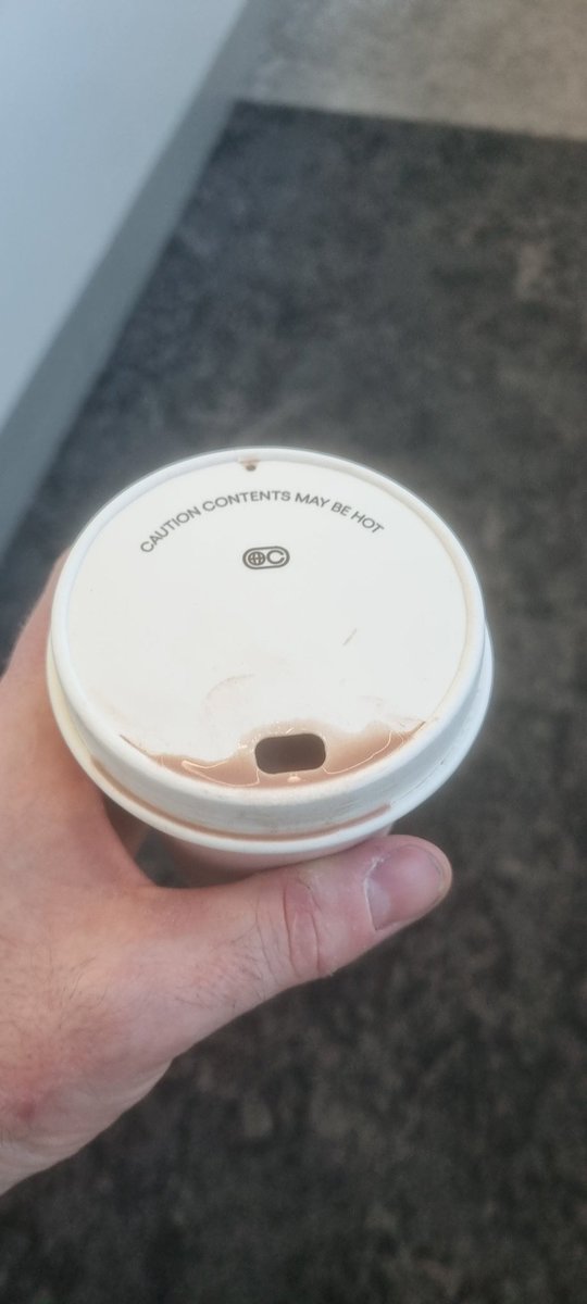 jayantoney's tweet photo. @VirginAustralia - I love how the new lids fit on your cups in the lounge... except you can't even walk with them without spilling it everywhere, no matter how full they are.

Hopefully they are temporary ;) https://t.co/6zF8658DKK
