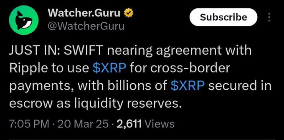XRP at the minute is probably the most obvious play ever.. 

Don’t tell me 3 social accounts got hacked at the same time and recovered immediately after - that’s bullshit and you know it