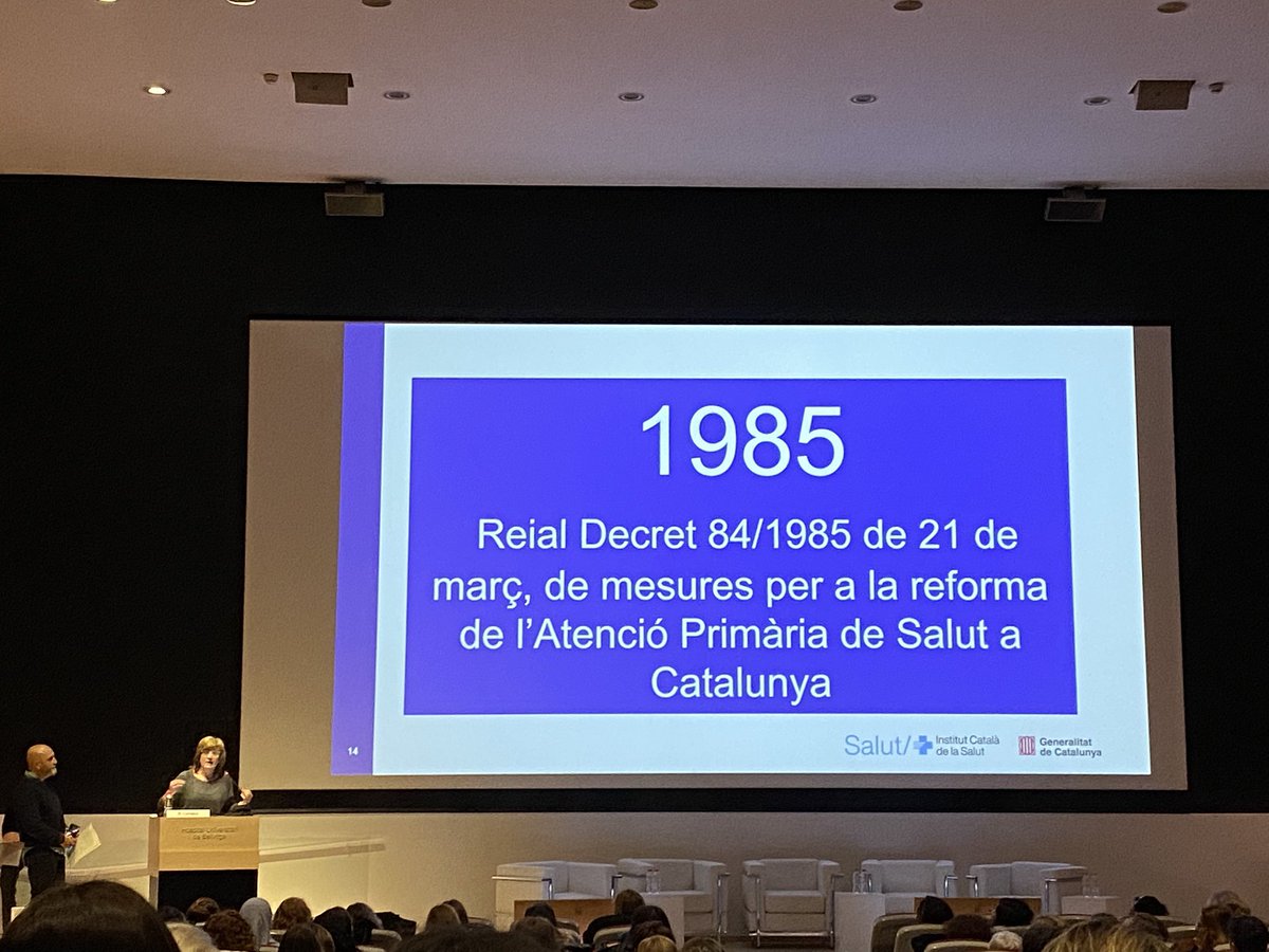 Avui celebrem els 40 anys de la Reforma d’Atenció Primària i totes i tots els primaristes estem de celebració! Molt camí fet i molts reptes per endavant com a primer nivell d’atenció de la ciutadania. Que la salutogènesis sigui sempre el nostre far! <a href="/icscat/">ICS. Generalitat</a> <a href="/primariaicscat/">Atenció Primària i a la Comunitat de l'ICS</a> #AP