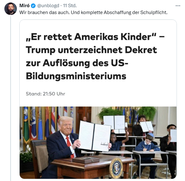 Bildung macht Faschisten Angst – sie ist ihr größter Feind.