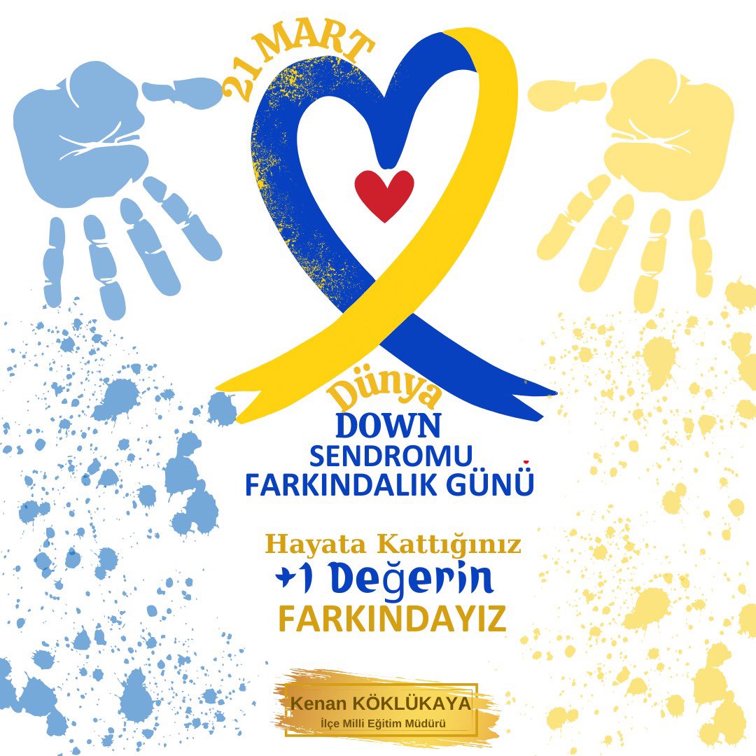 ♥️Kalplerindeki sevgi, yüzlerindeki tebessümle, bizlere kattıkları değerin farkındayız😇

+1️⃣ sevgi dolu bir farklılıktır, iyi ki varsınız.

#DownSendromu
#FarkındalıkGünü

<a href="/kenankoklukaya/">Kenan KÖKLÜKAYA</a> <a href="/mfvargeloglu/">MEHMET FATİH VARGELOĞLU</a> <a href="/KeremTun42/">Kerem Tunçer</a> <a href="/tcmeb/">Millî Eğitim Bakanlığı</a>