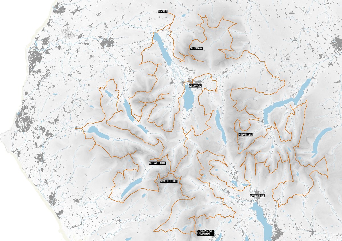 The definitive interview with Tom Hollins on his winter Wainwrights record over on Hefted... Including visualisations of how his route differs from Steve Birkinshaw's lines. hefted.substack.com/p/out-of-the-c…