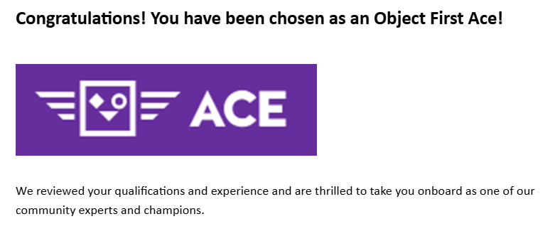 umacboyvictor's tweet photo. Honored to be accepted as an Object First Ace! ๐ฅฐ Thanks to @object_first for this great opportunity!
#objectfirstaces #Veeam100 @VeeamVanguard https://t.co/7LSZ6gsGEV