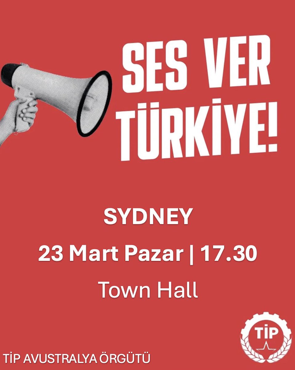İktidarın yargı eliyle demokrasiyi yok sayma girişimlerine geçit vermeyeceğiz! #SesVerSydney #sesvertürkiye