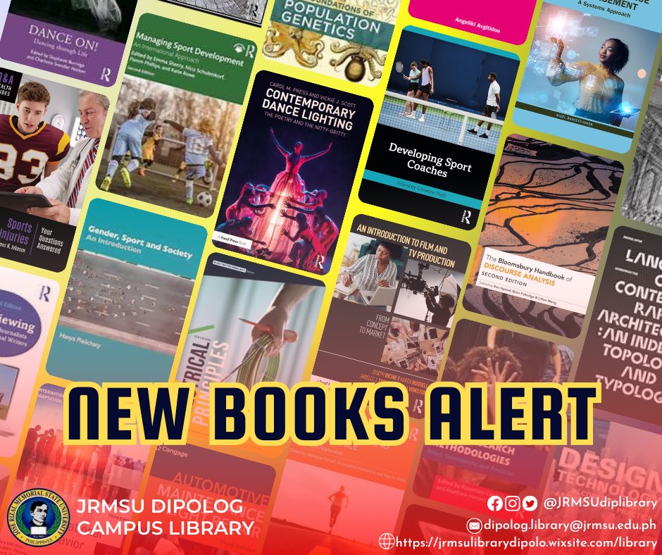 JRMSUdiplibrary's tweet photo. 𝐋𝐈𝐁𝐑𝐀𝐑𝐘 𝐔𝐏𝐃𝐀𝐓𝐄𝐒 | 𝙁𝙍𝙀𝙎𝙃 𝙍𝙀𝘼𝘿𝙎 𝙄𝙉𝘾𝙊𝙈𝙄𝙉𝙂!

Our latest book arrivals are here and getting ready for you! Stay tuned as we process these new gems—soon to hit the shelves! 📚🔖 

Pubmat: Mr. Vergel Phillip P. Boqsuit 

#JRMSUDipologCampusLibrary https://t.co/e16qcfMEGt