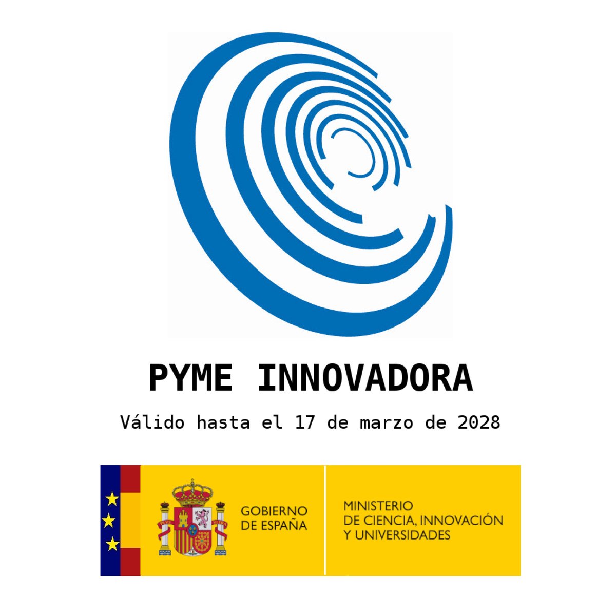 📢 ¡Gran noticia! 🎉 En Sumal hemos obtenido el sello Pyme Innovadora otorgado por el Ministerio de Ciencia, Innovación y Universidades 🚀✨ es.sumal.com/sello-pyme-inn…

#Sumal #PymeInnovadora #Innovación #Logística #Industria <a href="/gobiernoespa/">Gobierno de España ✉</a> <a href="/europea/">Sandrine</a>