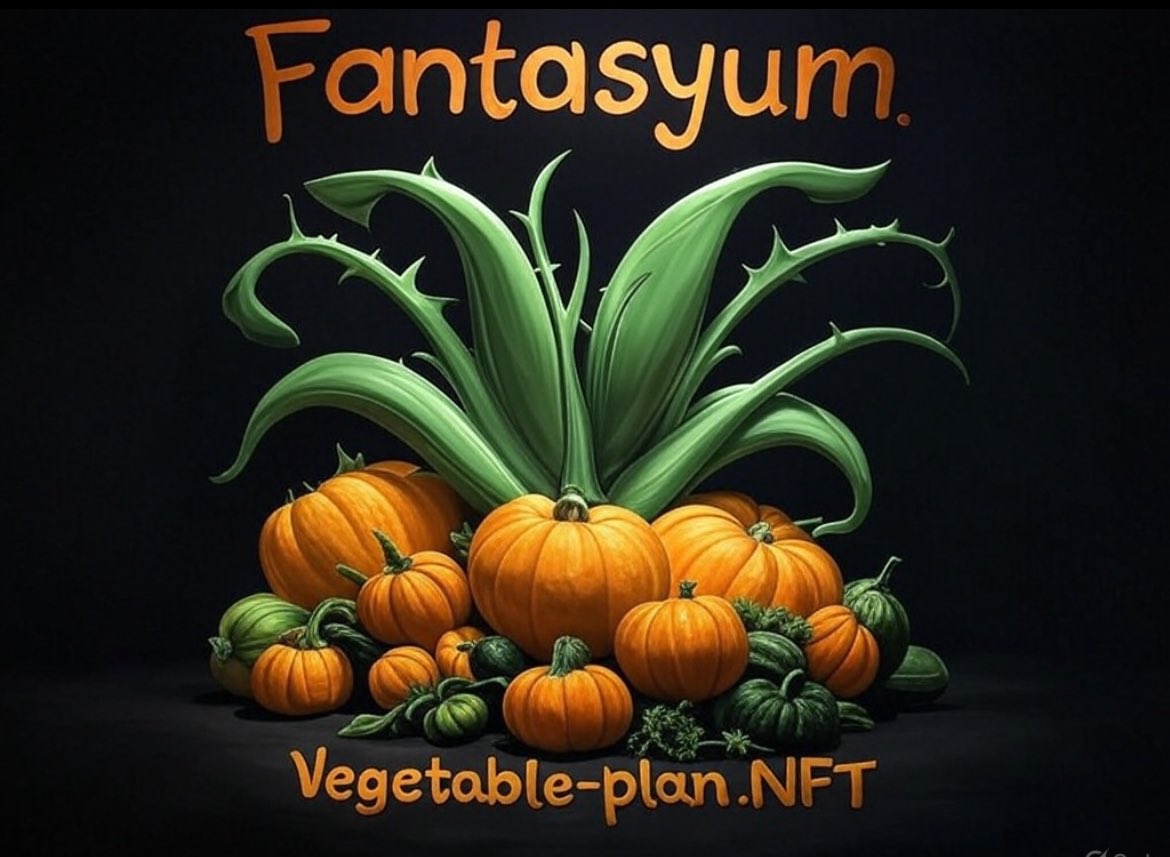 vegetable_plan's tweet photo. Grok AI_fantasyum pumpkin🌻🍀🌼 https://t.co/KEcOiPEuls