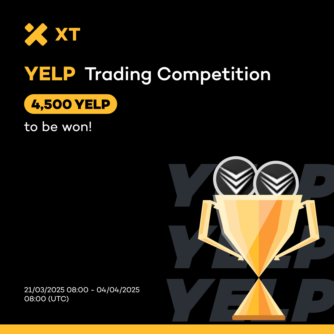 XTexchange's tweet image. 🎉  #YELP Trading Carnival: 4,500 $YELP to be won! 😍 #XT @YelproOffical

⏰ 08:00 on March 21, 2025 - 08:00 on April 04, 2025 (UTC)

Start Trading: 👇 xt.com/en/trade/yelp_…

𝘿𝙀𝙏𝘼𝙄𝙇𝙎 ⤵️
xtsupport.zendesk.com/hc/en-us/artic…