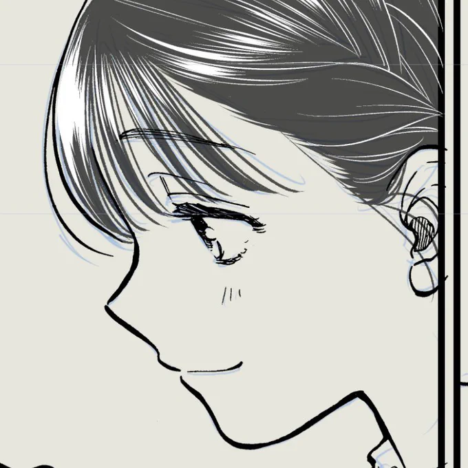 髪ぬりぬり…🖌️ 