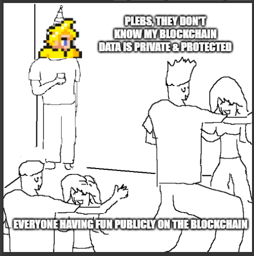 icr_ricky's tweet photo. Don't be a pleb🤣, protect your data with @namada #NamadaMemeWars #DataProtectionForAll https://t.co/cdnRsmxFzC