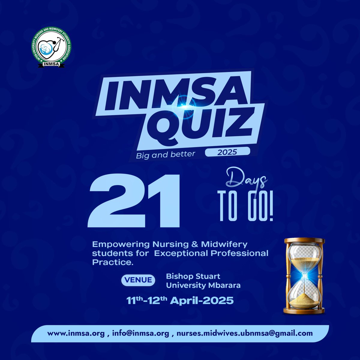 Today Leaves us with Almost Less than 3 weeks. We Can't wait to host you All