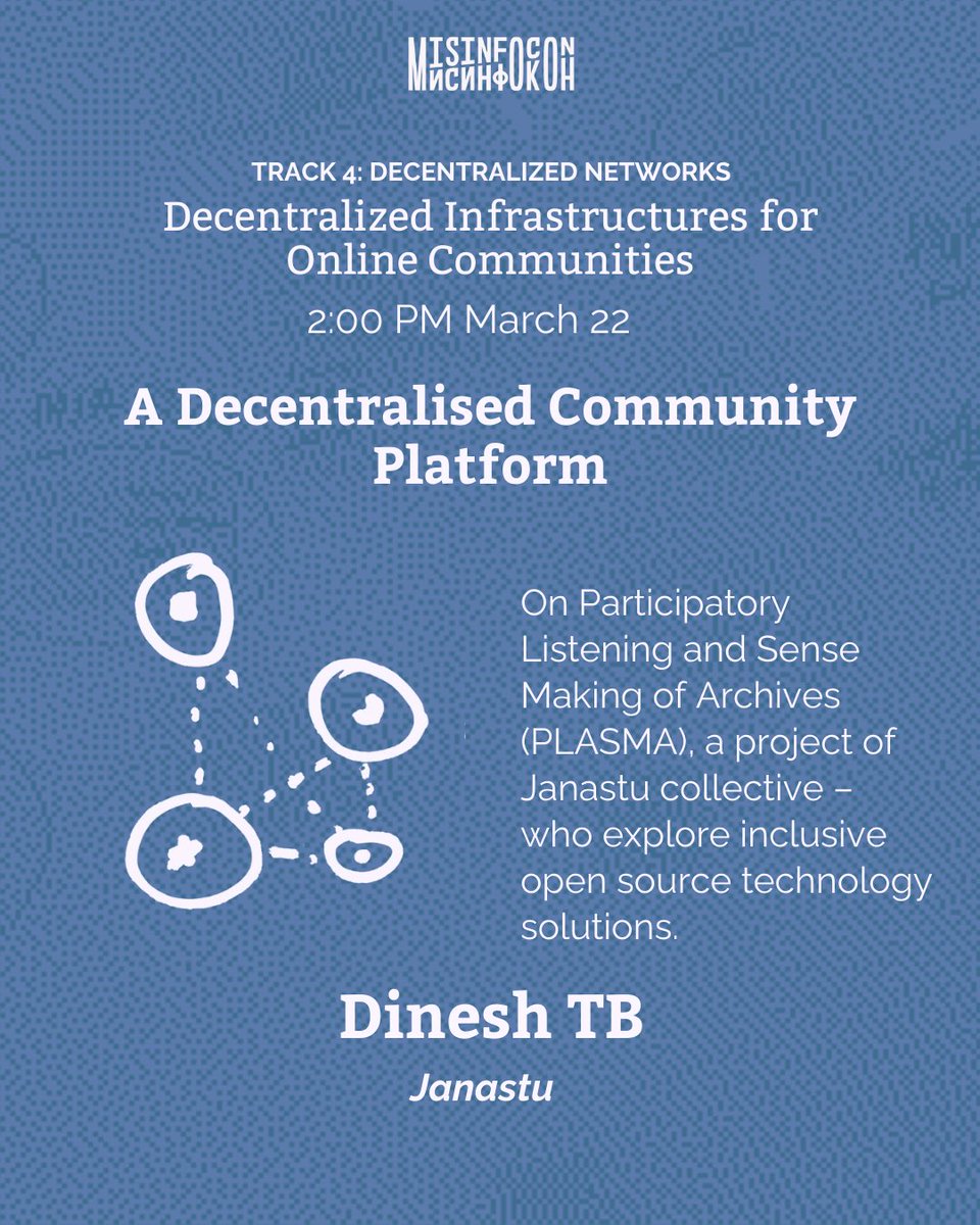 tattlemade's tweet image. Meet Our #MisinfoCon 2025 Speakers!
Join us in Bengaluru for our lightning talks to learn more about
馃挕Decentralized Infrastructures for Online Communities
馃挕Polarization and Public
See you soon!