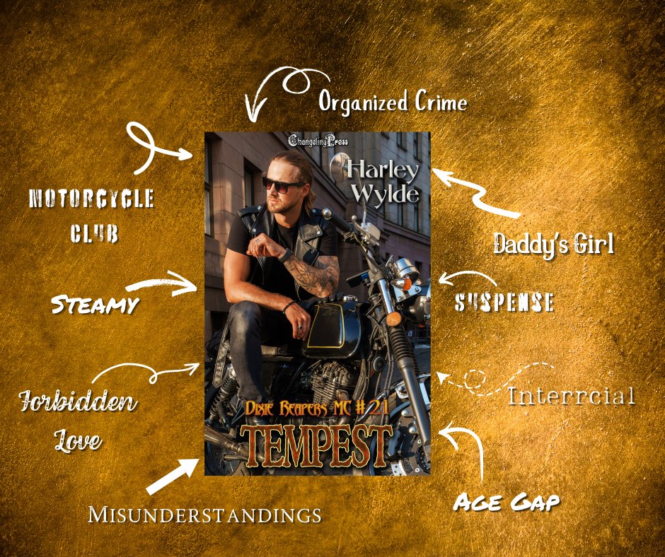 Changeling Press (@changelingpress) on Twitter photo In the heart of the South lies the Dixie Reapers MC -- an unbreakable brotherhood bound by loyalty and secrets. But when a fierce storm brews both outside and within the club, all bets are off.
Get it here: books2read.com/TempestDRMC
#mcromance #romanticsuspense <a href="/HarleyW_Writer/">Harley Wylde</a> In the heart of the South lies the Dixie Reapers MC -- an unbreakable brotherhood bound by loyalty and secrets. But when a fierce storm brews both outside and within the club, all bets are off.
Get it here: books2read.com/TempestDRMC
#mcromance #romanticsuspense <a href="/HarleyW_Writer/">Harley Wylde</a>