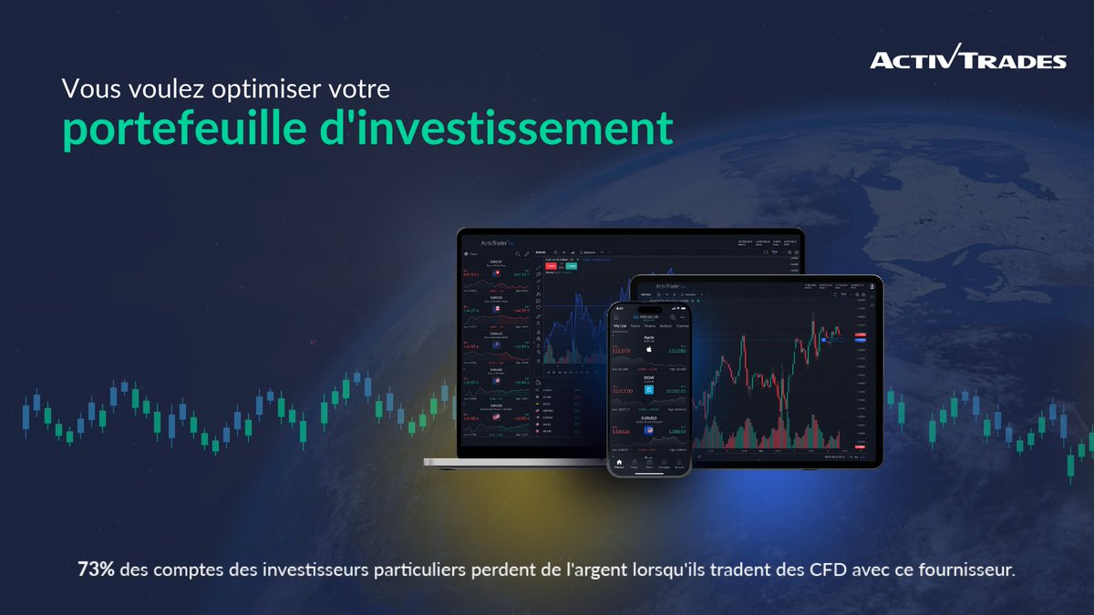 Vous voulez optimiser votre portefeuille d'investissement ?👀

📣 Inscrivez-vous ici : activtrades.ws/3YjmYqo 
  
#InvestmentStrategy #PortfolioOptimisation #SmartInvesting