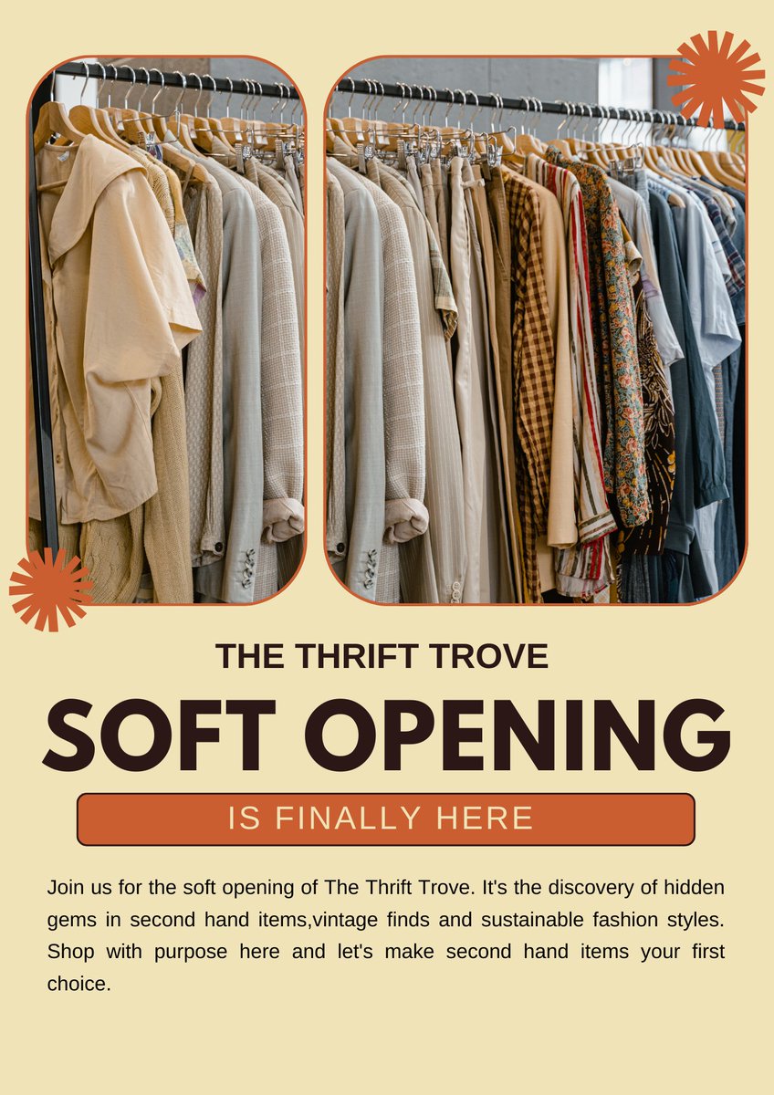 TheThriftTrove_'s tweet image. Something old, something new... Get ready to experience the art of thrifted fashion like never before! #ThriftRevolution 
#FinallyHere

Unveiling The Biggest Thrift Haul Ever 🥰😍.
