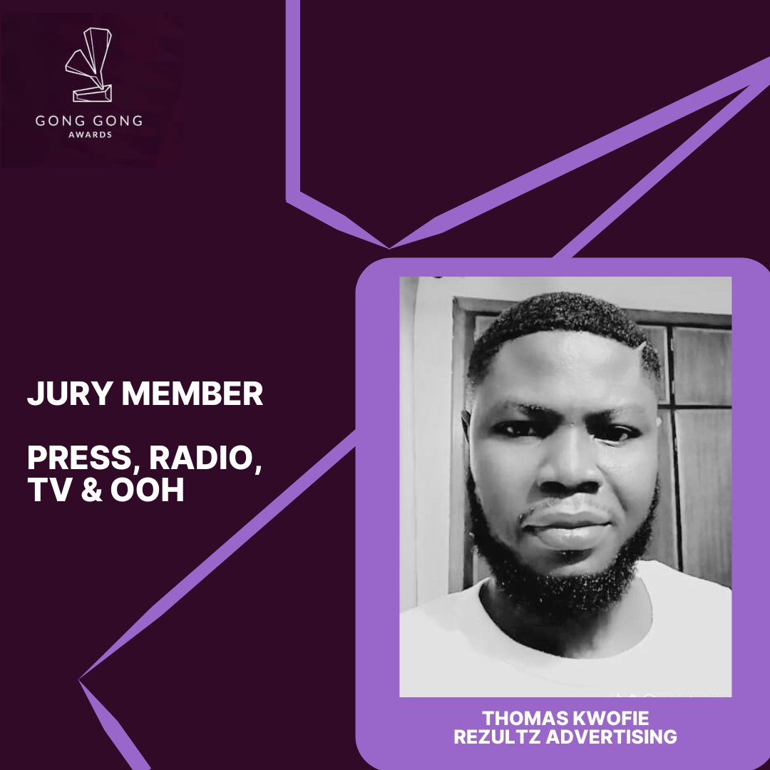 The voices that inform, the stories that inspire now it’s time to honor the best!

Meet the Press, Radio, TV &amp; OOH Excellence Jury for the Gong Gong Awards. Submit now: aag.com.gh

#GongGongAwards #CelebratingCreativity