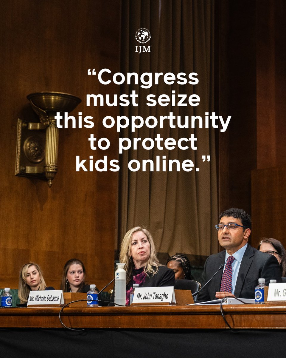 ijm_ph's tweet image. IJM&apos;s John Tanagho testified before the @HouseJudiciary, urging Congress to pass critical legislation to prevent online sexual exploitation of children and to hold offenders accountable. 

#EndOSEC #UntilAllAreFree #OnlineSafety #ChildProtection