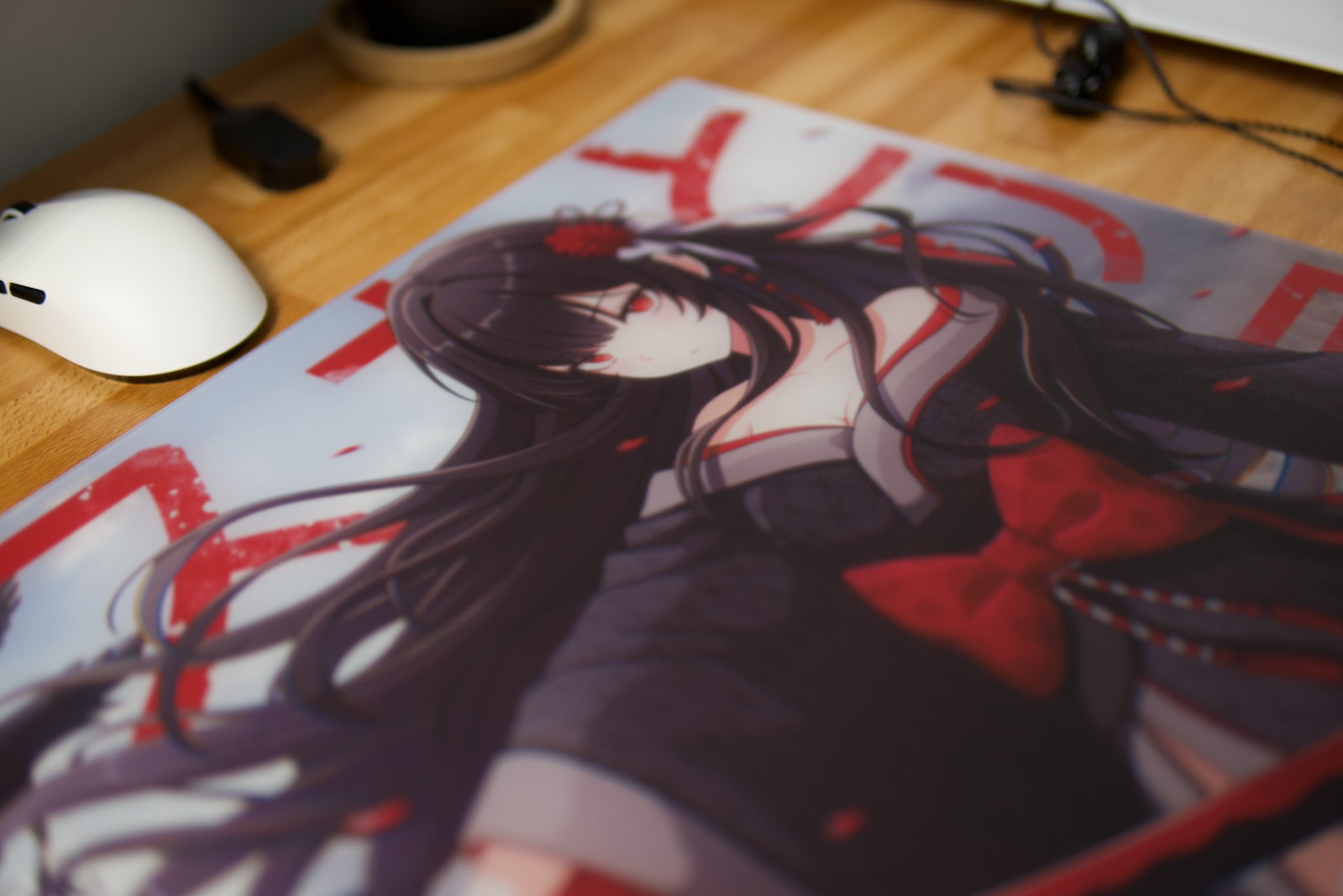 Gamesense Asuka Sonar Kimono Limited Edition Glass Mouse Pad