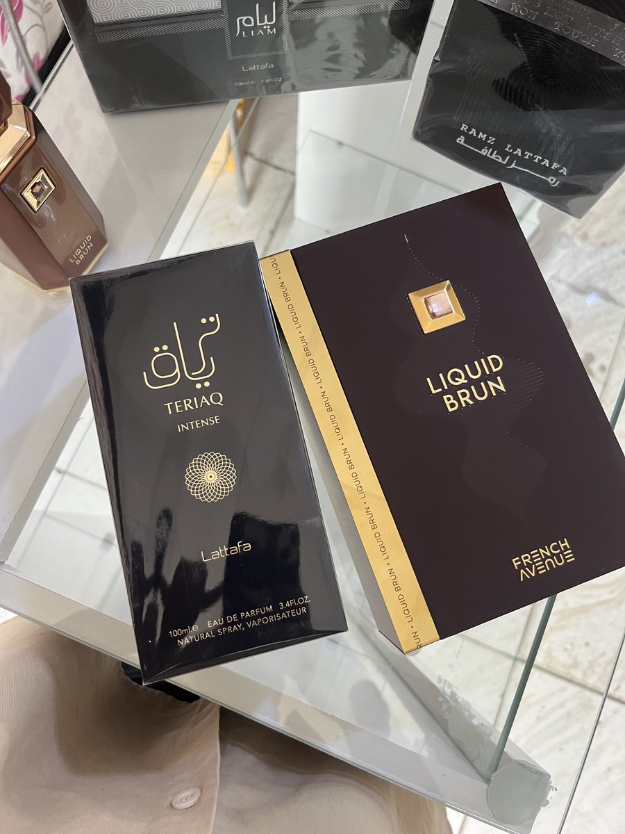 Some new arrivals at the shop😁.

Liquid Brun: k190,000
Teriaq intense k:250,000.