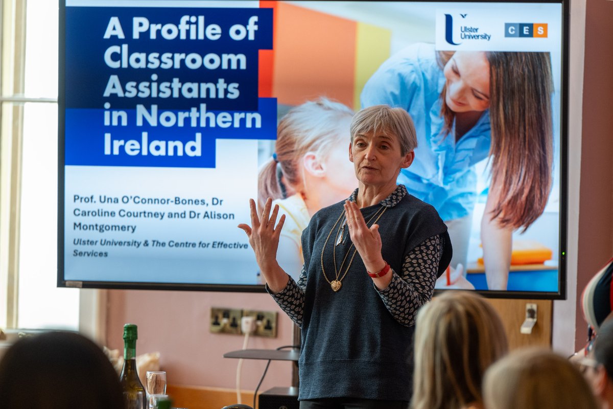 "We were delighted to celebrate 25 amazing Classroom Assistants from the Derry &amp; Strabane area for #NeurodiversityWeek! 🎉 

They received Certificates of Recognition for their outstanding support of young people &amp; neurodiversity in schools.

#WeAreUU | #ProudofUU