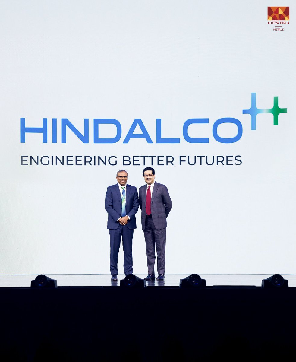 Hindalco unveils its #NewIdentity, embracing innovation &amp; sustainability! Hear from Mr. Satish Pai &amp; Mr. Kumar Mangalam Birla on this transformative journey.

Click the link to read the full story. 
bit.ly/41JTXVg

#Hindalco #TheFutureIsHere #EngineeringBetterFuture