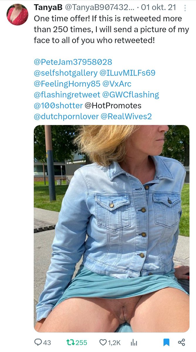 Since my post reached more than 250 retweets, I will keep my promise and send a picture showing my face to all who retweeted.
I´ve send a message to all of you, but some cannot be reached. If you retweeted and didn´t get a message, please contact me.