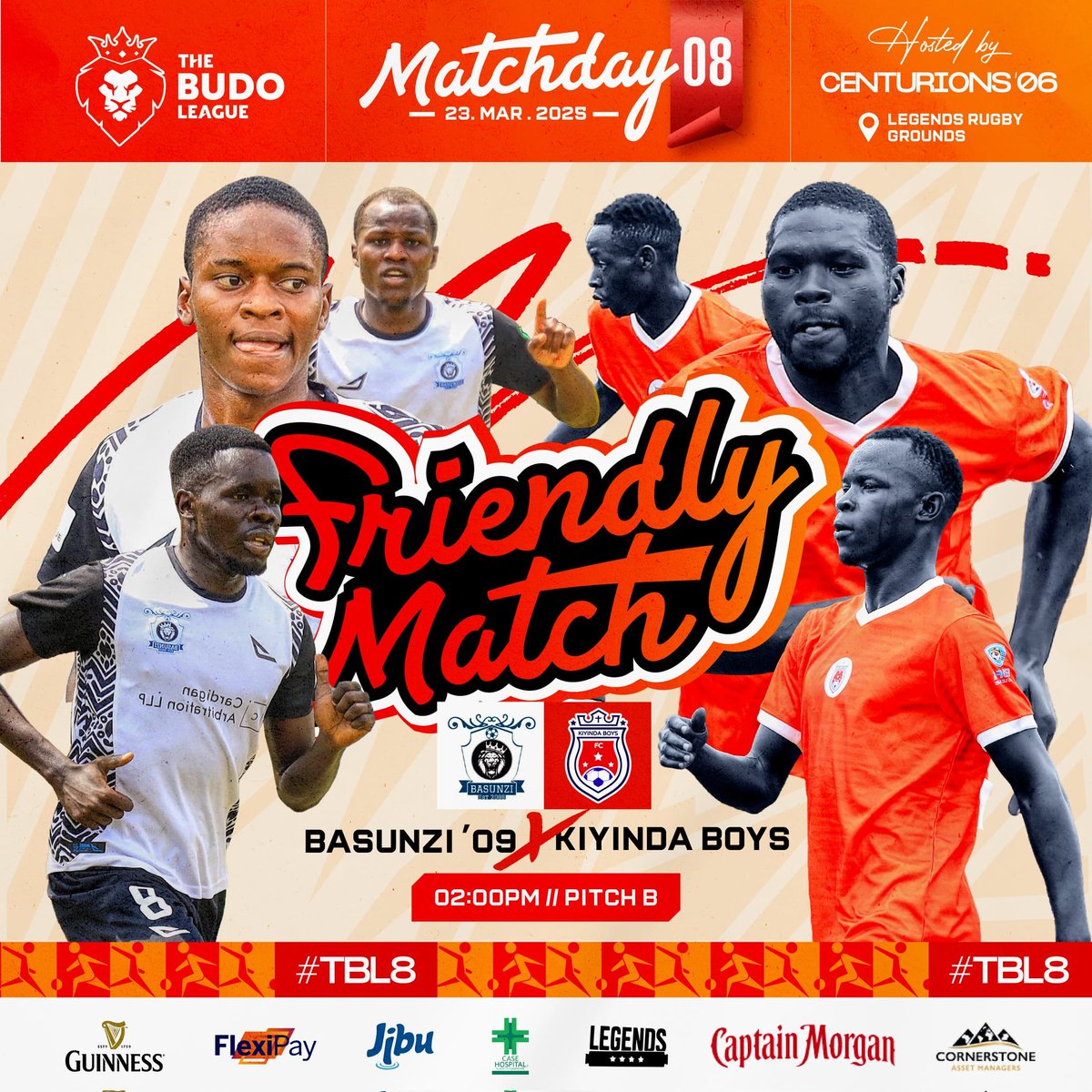 Basunzi 09 (@basunzi) on Twitter photo ๐ฅFRIENDLY FIRE๐ฅ
Straight from the heart of <a href="/FUFABigLeague/">FUFA Big League</a>
We go head to head with <a href="/kiyindaboysfc/">Kiyinda Boys Football Club</a> in a friendly this Sunday <a href="/TheBudoLeague/">The Budo League</a>
โฐ - 2:00pm
๐ - Legends Rugby Grounds
#TBL8
#TheBasunziway ๐ฅFRIENDLY FIRE๐ฅ
Straight from the heart of <a href="/FUFABigLeague/">FUFA Big League</a>
We go head to head with <a href="/kiyindaboysfc/">Kiyinda Boys Football Club</a> in a friendly this Sunday <a href="/TheBudoLeague/">The Budo League</a>
โฐ - 2:00pm
๐ - Legends Rugby Grounds
#TBL8
#TheBasunziway