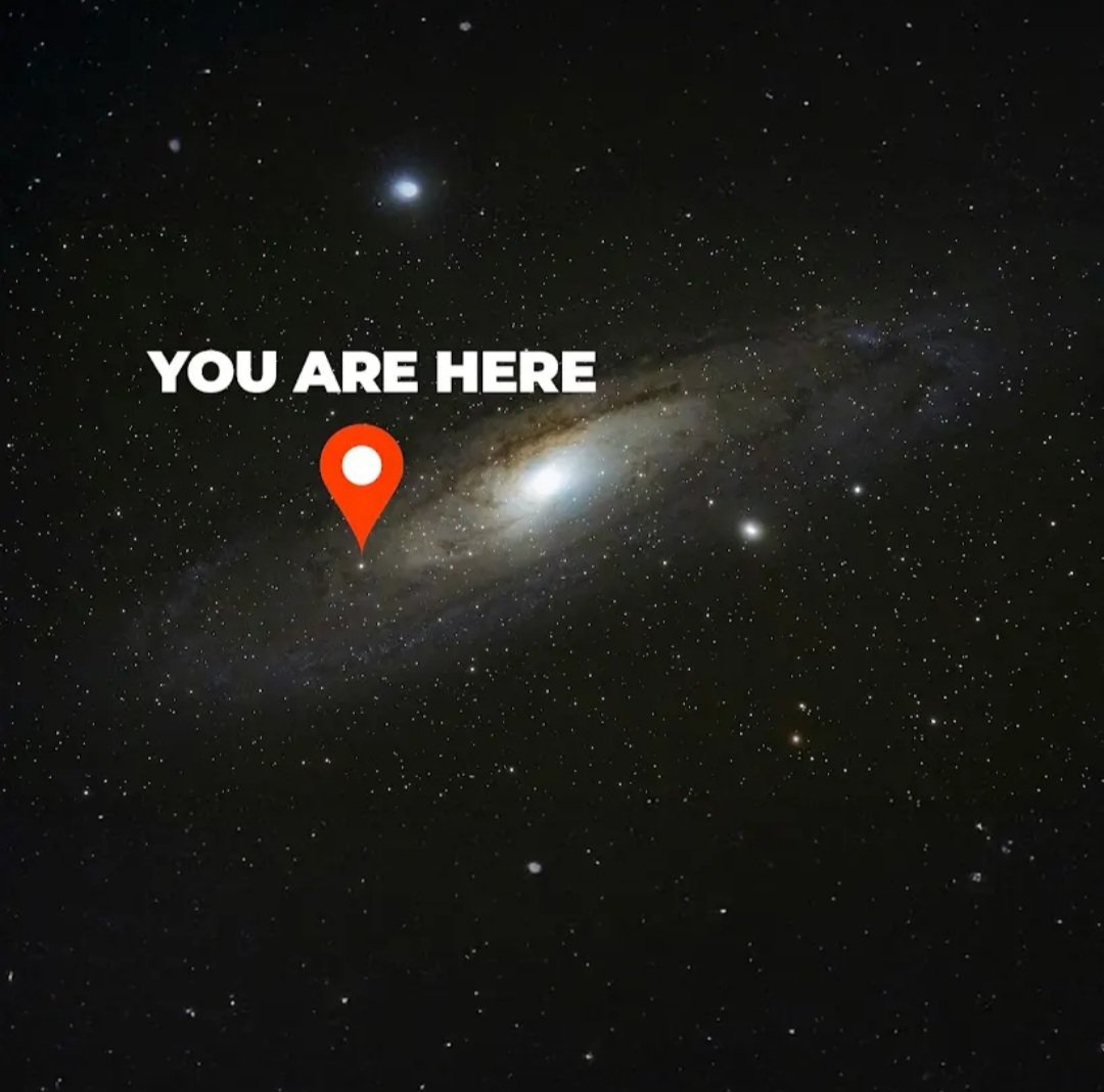You are here. On this chunk of rock. Sharing it with billions not unlike you. And millions of those are franticly striving to be the most relevant, the most special, the most important on this chunk of rock. It's kind of small-minded when you think of it.