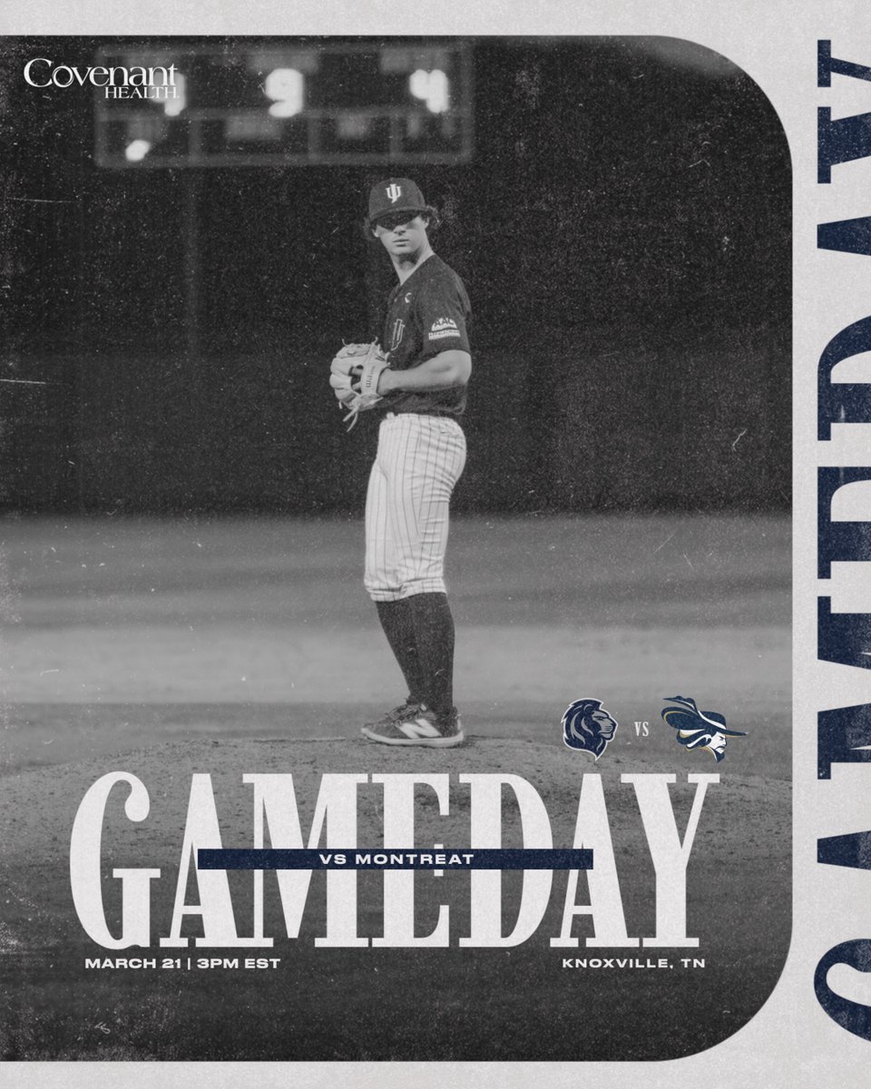 We host the Cavaliers of Montreat today to open the AAC conference series!

📍Knoxville, TN
🕑3pm EST
📊t.ly/I42AK
📺t.ly/lrvLI

#RaiseTheRoar | #ForTheU