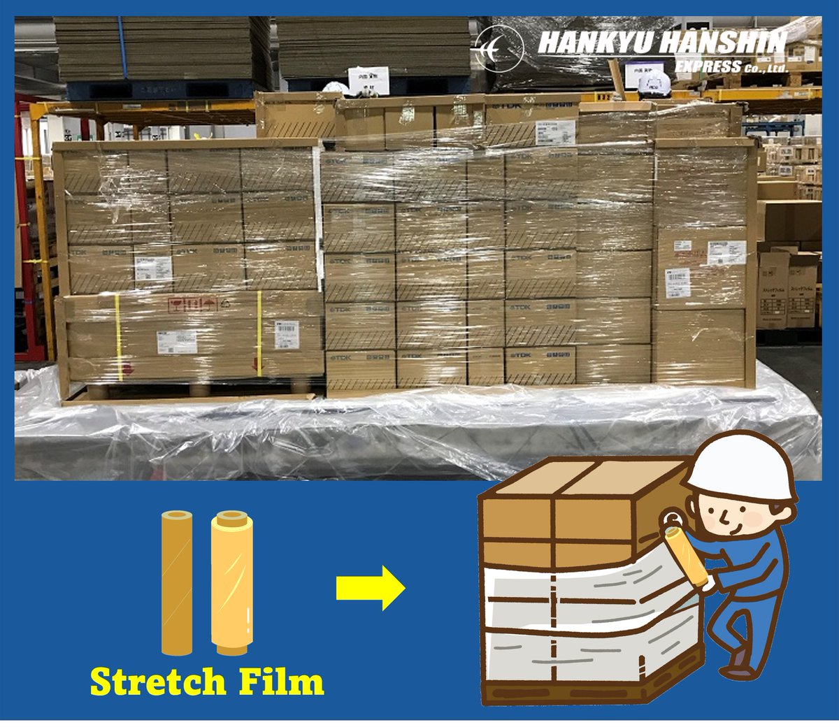 HEX_GP's tweet image. 🤔Is Stretch Film Packaging More Difficult Than You Think?
Are you familiar with "stretch film" used for packaging?
Stretch film is used to secure stacked cardboard boxes and prevent them from collapsing, while also protecting the items from dirt and water.
Although stretch…