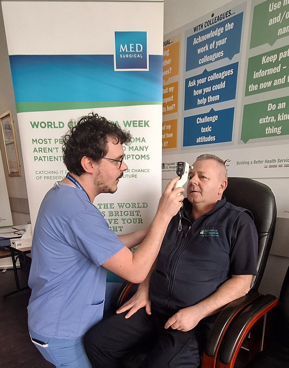 Bernie Nolan (@berniemalone18) on Twitter photo The World is Bright Save Your Sight. Thank you to our Ophthalmology Team busy providing Glaucoma Awareness for Staff & Patients @ Nenagh Hospital.<a href="/HSEMidWest/">HSE Mid West</a> <a href="/FrapeJanet/">Janet Frape</a> The World is Bright Save Your Sight. Thank you to our Ophthalmology Team busy providing Glaucoma Awareness for Staff & Patients @ Nenagh Hospital.<a href="/HSEMidWest/">HSE Mid West</a> <a href="/FrapeJanet/">Janet Frape</a>