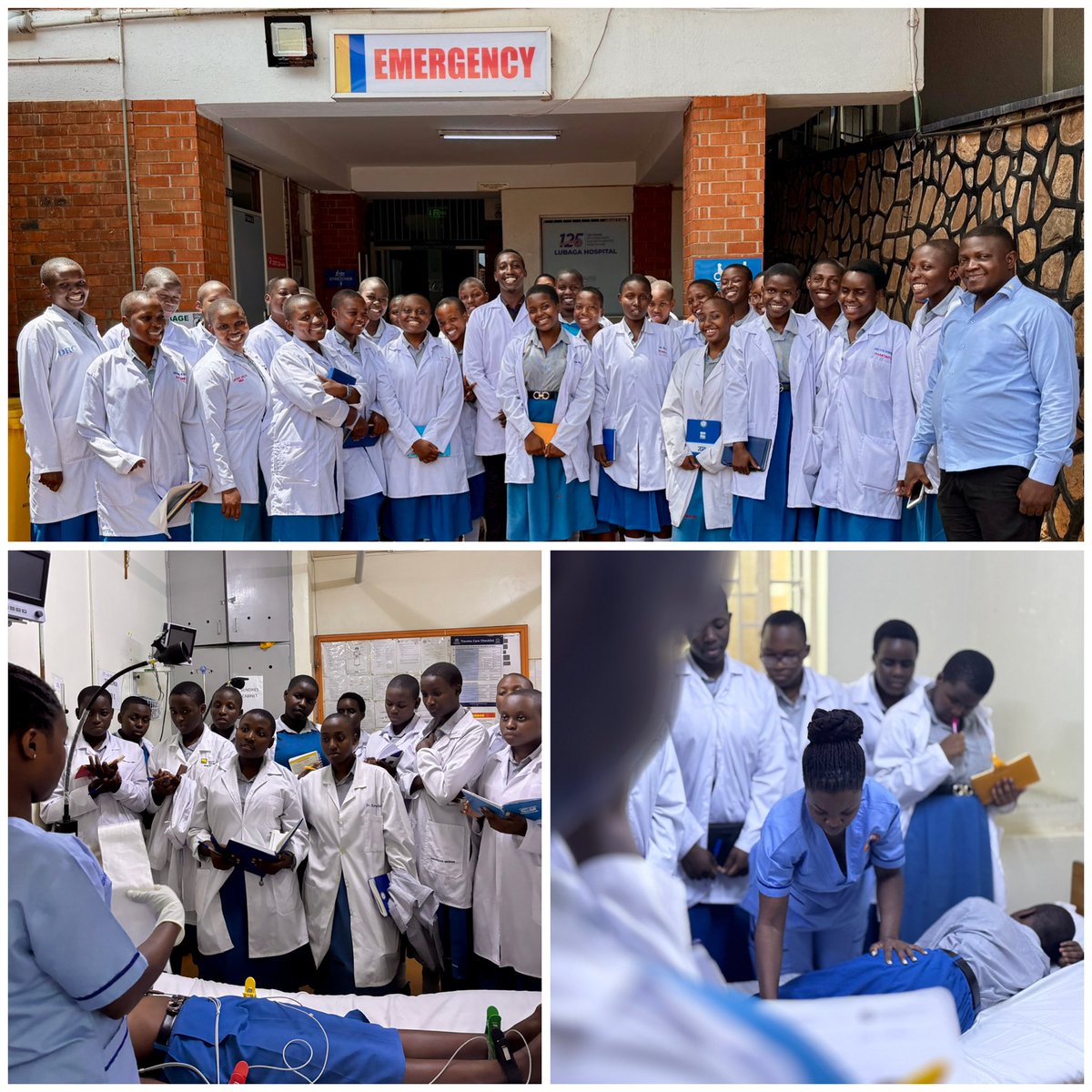 LubagaHospital's tweet photo. This morning, we hosted Senior Six A-Level Biology students from Rubaga Girls’ Secondary School at our Emergency Unit for an insightful session on the Electrocardiogram (ECG), led by our Head of Emergency, Dr. Jacob Cherey.

From theory to practice, the students explored how an ECG helps monitor heart activity and gained a glimpse into the fast-paced world of emergency care!